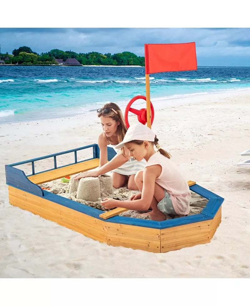 Pirate Ship Kids' Sandbox