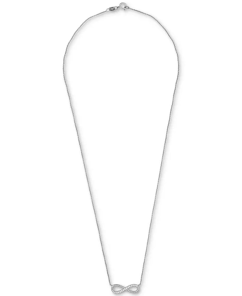 Diamond Infinity Pendant Necklace