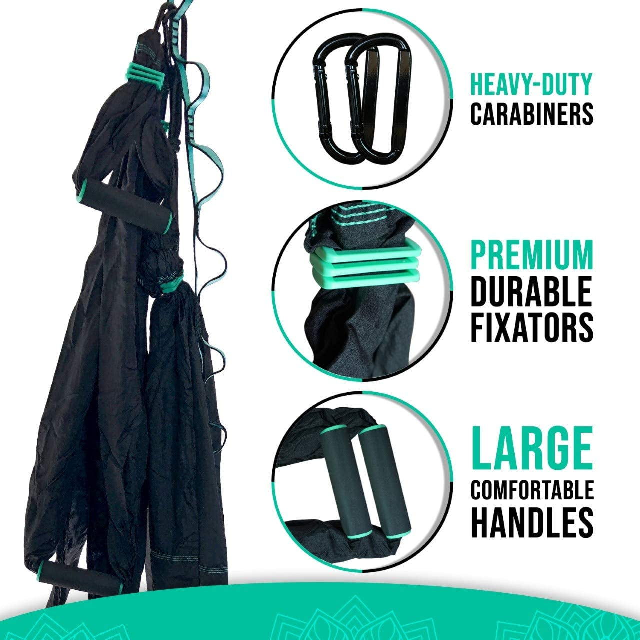 Premium Aerial Hammock Anti-Gravity Yoga Swing Kit