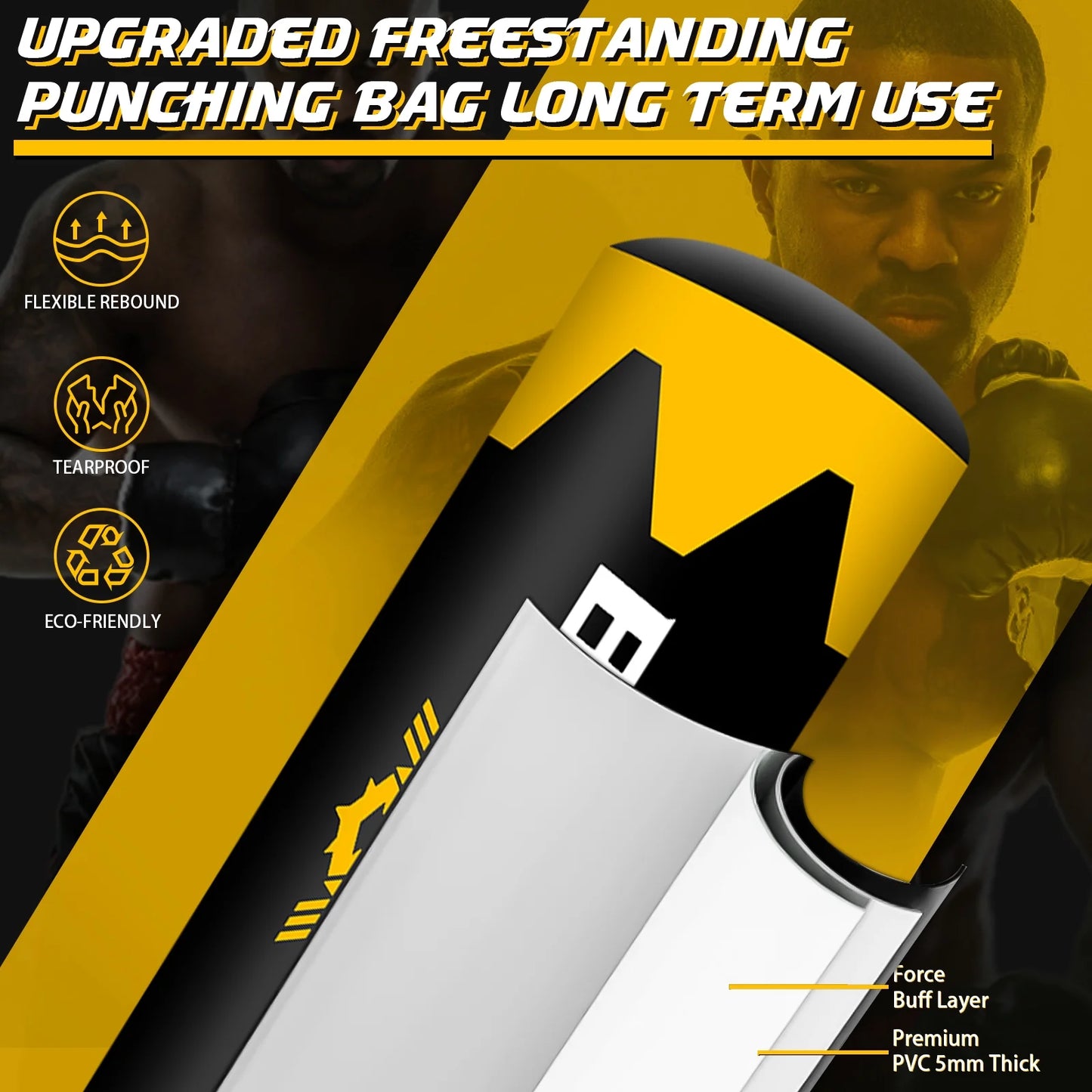 STRIKE+ Freestanding Boxing Bag Set
