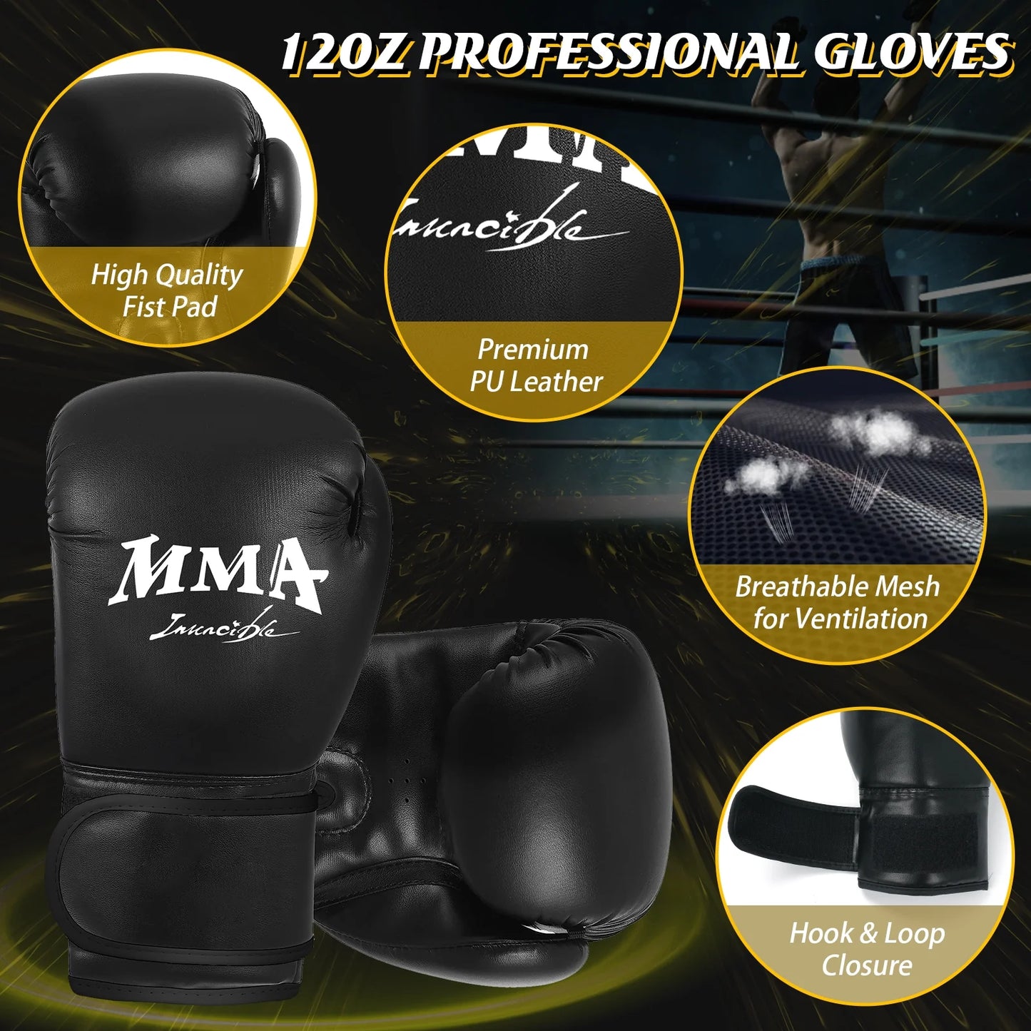 STRIKE+ Freestanding Boxing Bag Set