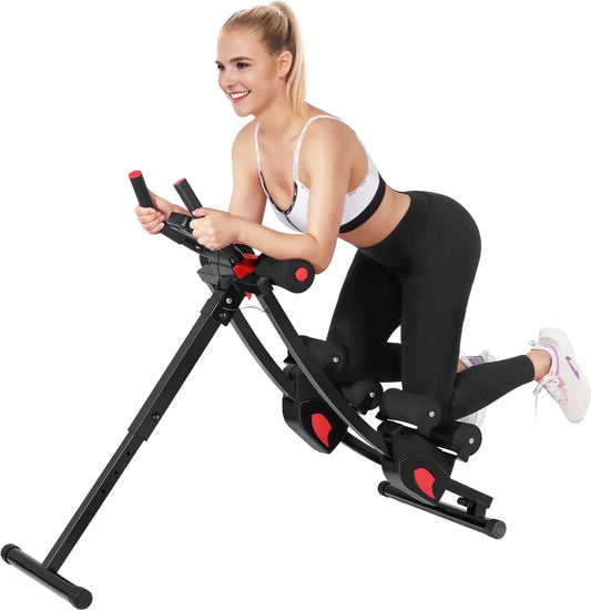 Wostoo Fitness Ab Machine - Adjustable Resistance Ab Workout Equipment