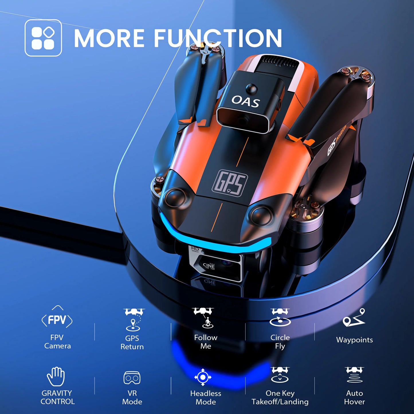 D99 GPS Drone — 8K UHD Camera, Foldable RC Quadcopter for Beginners and Adults