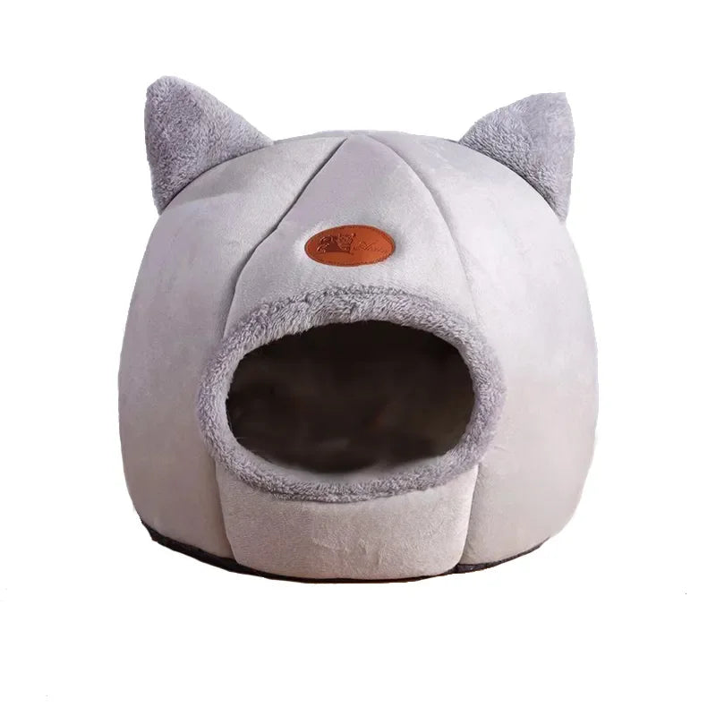 UrbanNest — Cozy Winter Cave Bed for Cats and Small Dogs