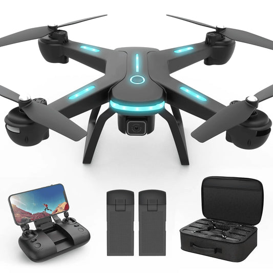 JY03 Drone — 1080P HD Camera FPV Quadcopter with Optical Flow Sensor and LED Lights