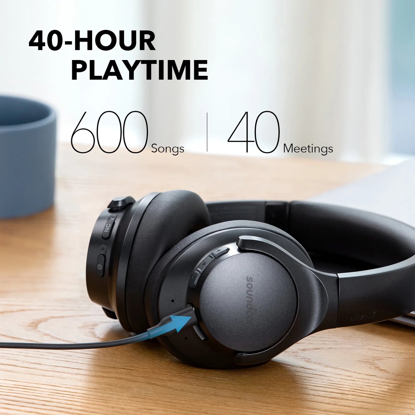 Life Q20+ SE Noise-Canceling Bluetooth Headphones