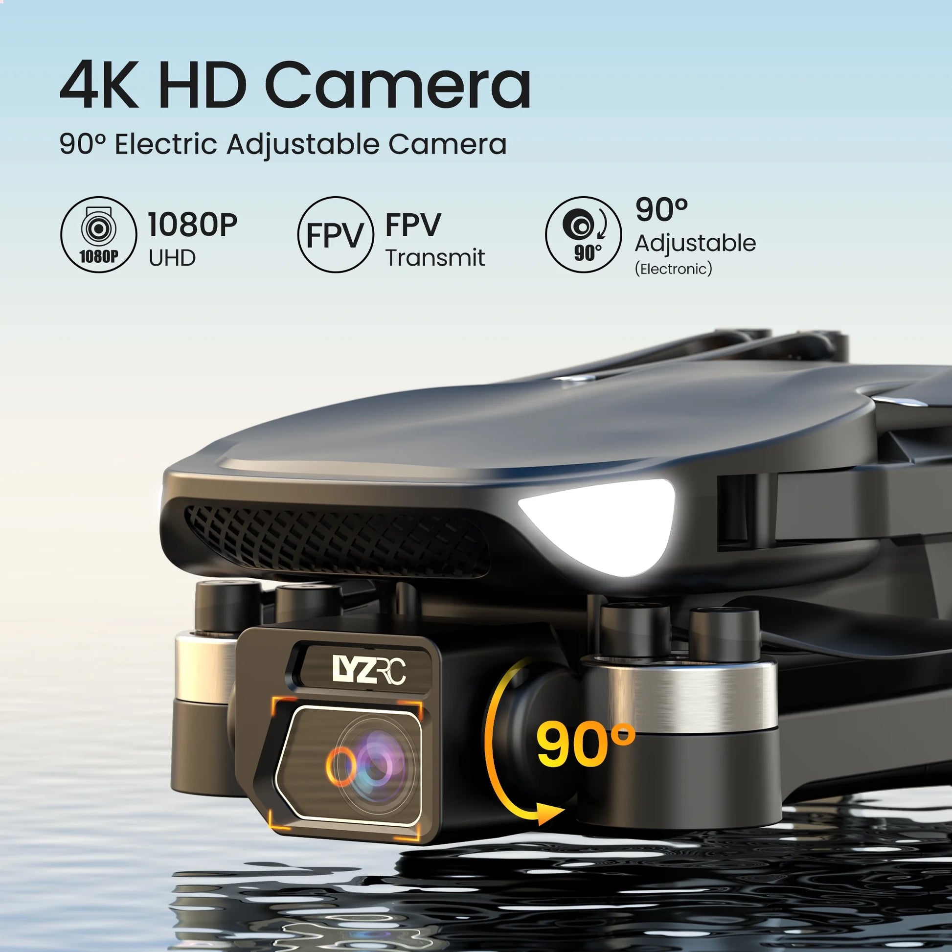 L500 Pro GPS Drone — 4K HD Camera, Brushless Motors, 5G WiFi FPV, Intelligent GPS Return, Dual Batteries