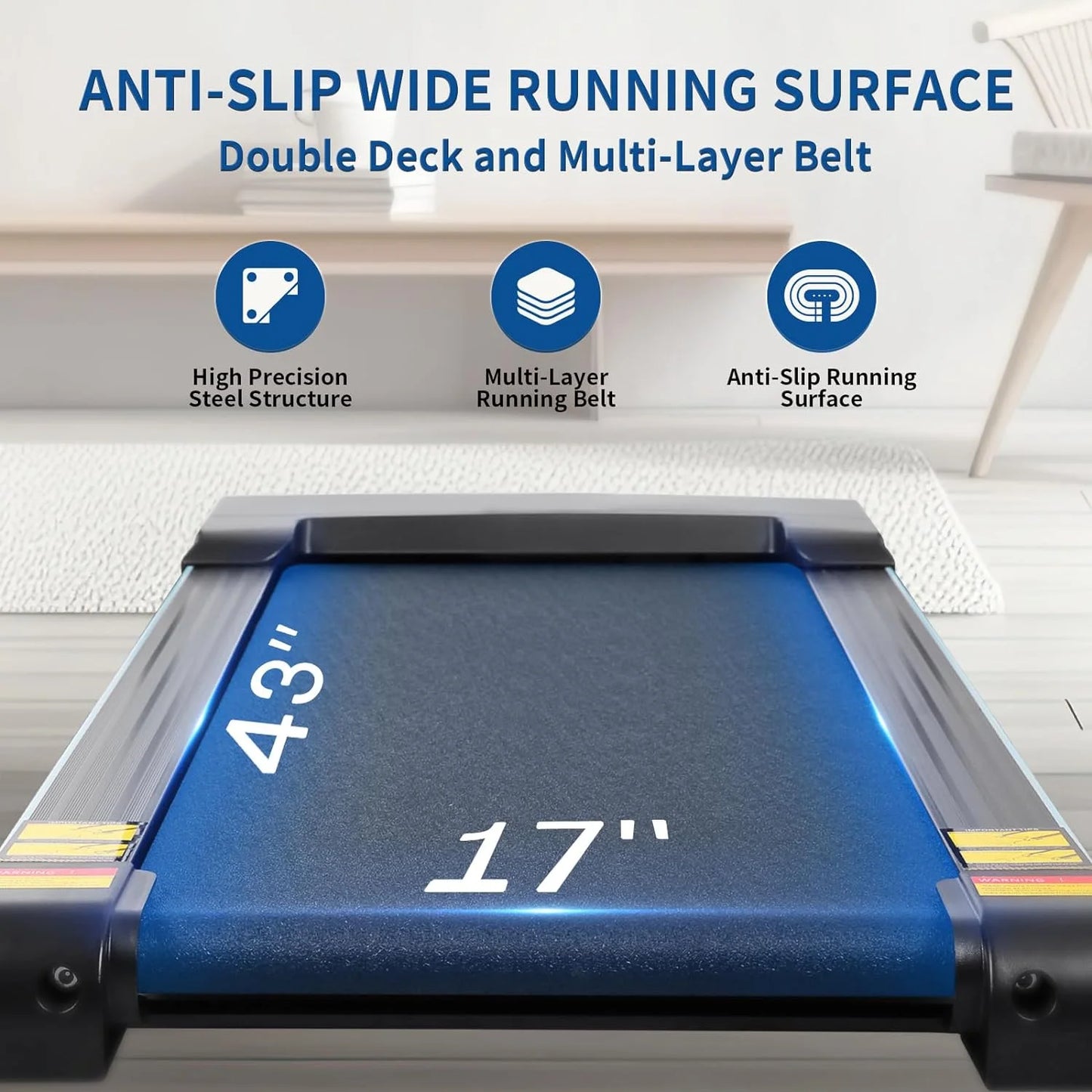 CLIMBRUN 2.5HP Folding Treadmill with Auto Incline