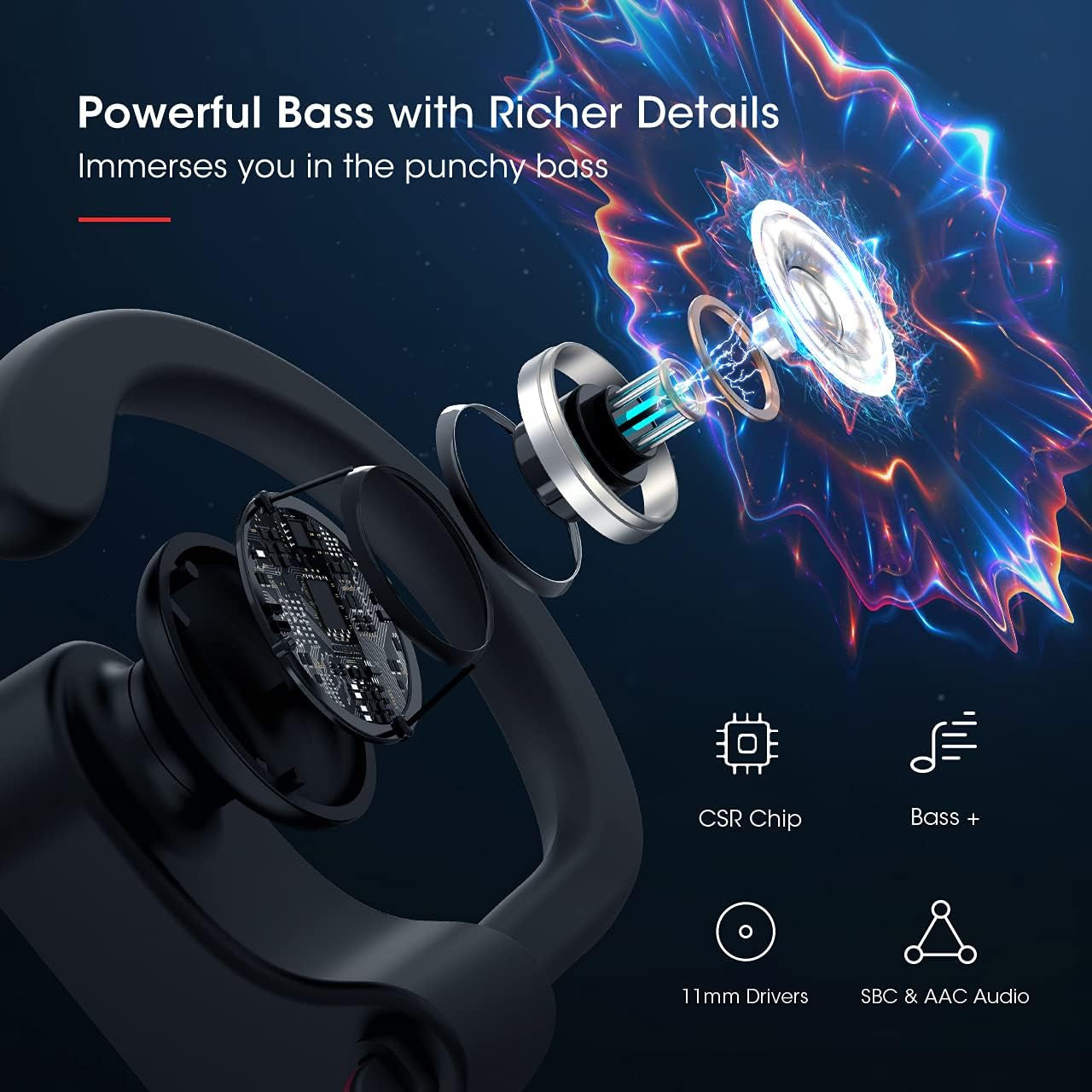 Flame Earbeats Bluetooth HD Bass