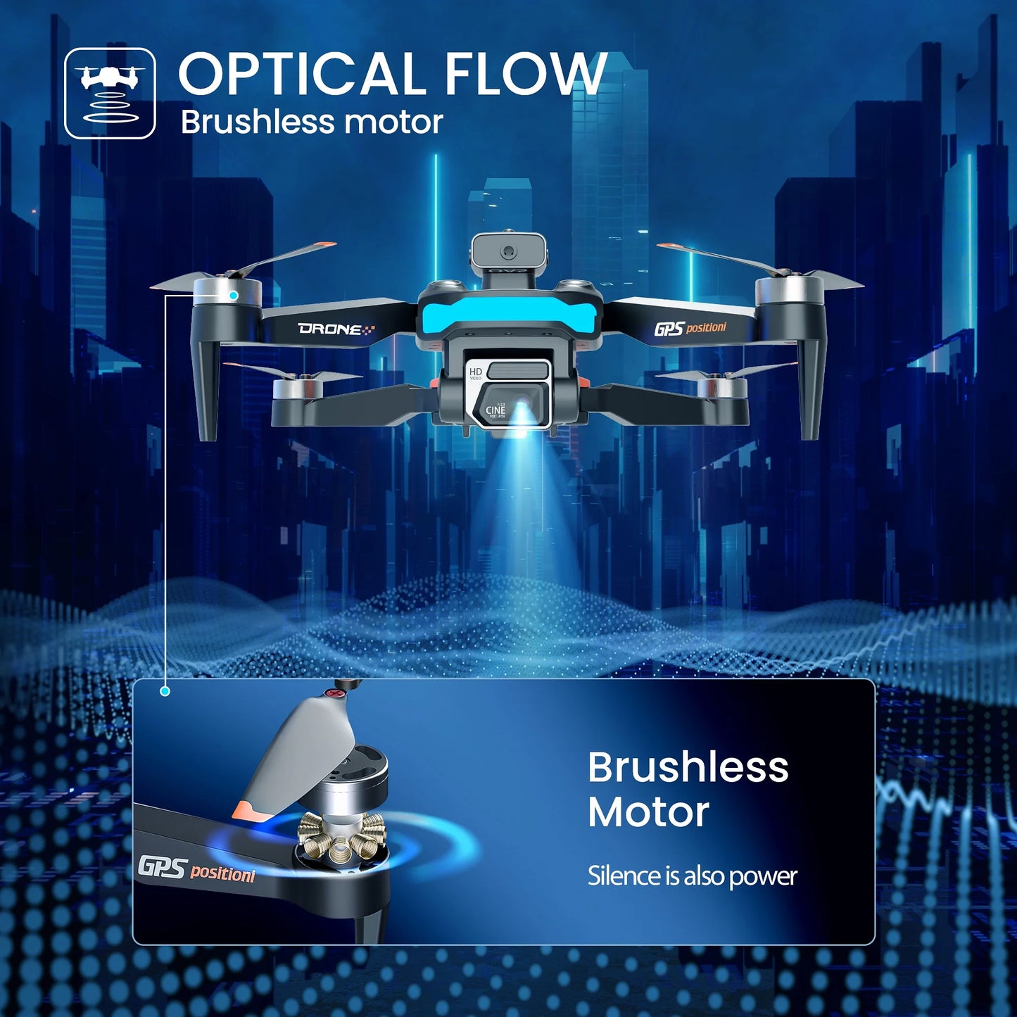D99 GPS Drone — 8K UHD Camera, Foldable RC Quadcopter for Beginners and Adults
