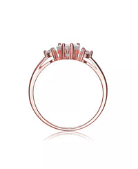 ‘I Love You’ CZ Three-Stone Ring
