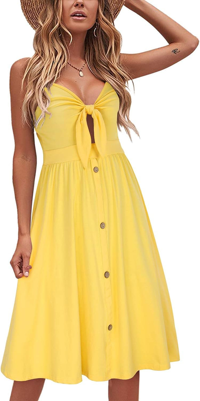 Tropical Breeze V-Neck Sundress – 2025 Resort Collection