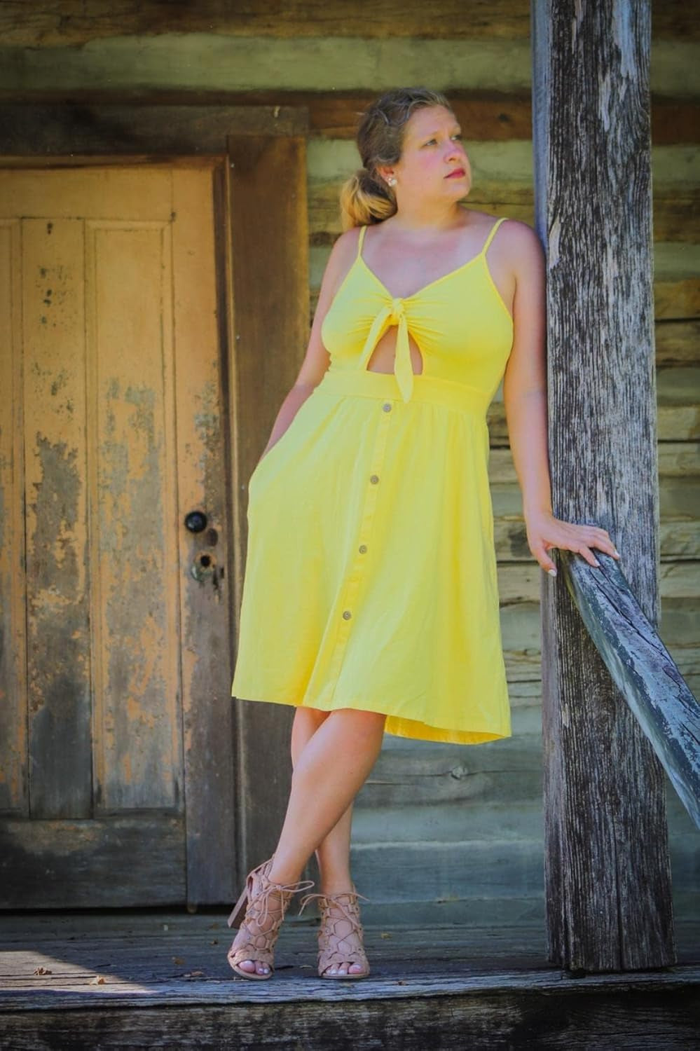 Tropical Breeze V-Neck Sundress – 2025 Resort Collection