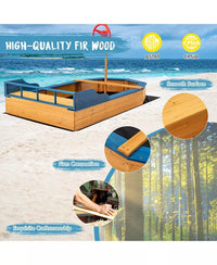 Pirate Ship Kids' Sandbox