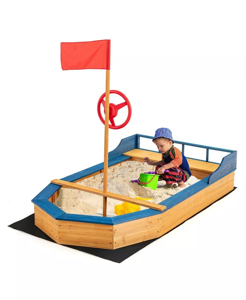 Pirate Ship Kids' Sandbox