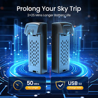 L500 Pro GPS Drone — 4K HD Camera, Brushless Motors, 5G WiFi FPV, Intelligent GPS Return, Dual Batteries