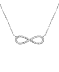 Diamond Infinity Pendant Necklace