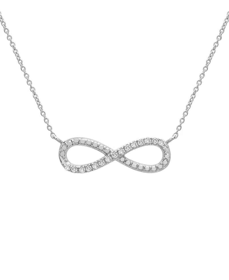 Diamond Infinity Pendant Necklace