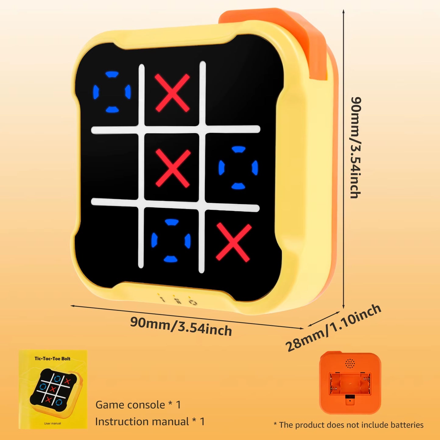 TicTac Bolt — 2-in-1 Electronic Strategy and Memory Game