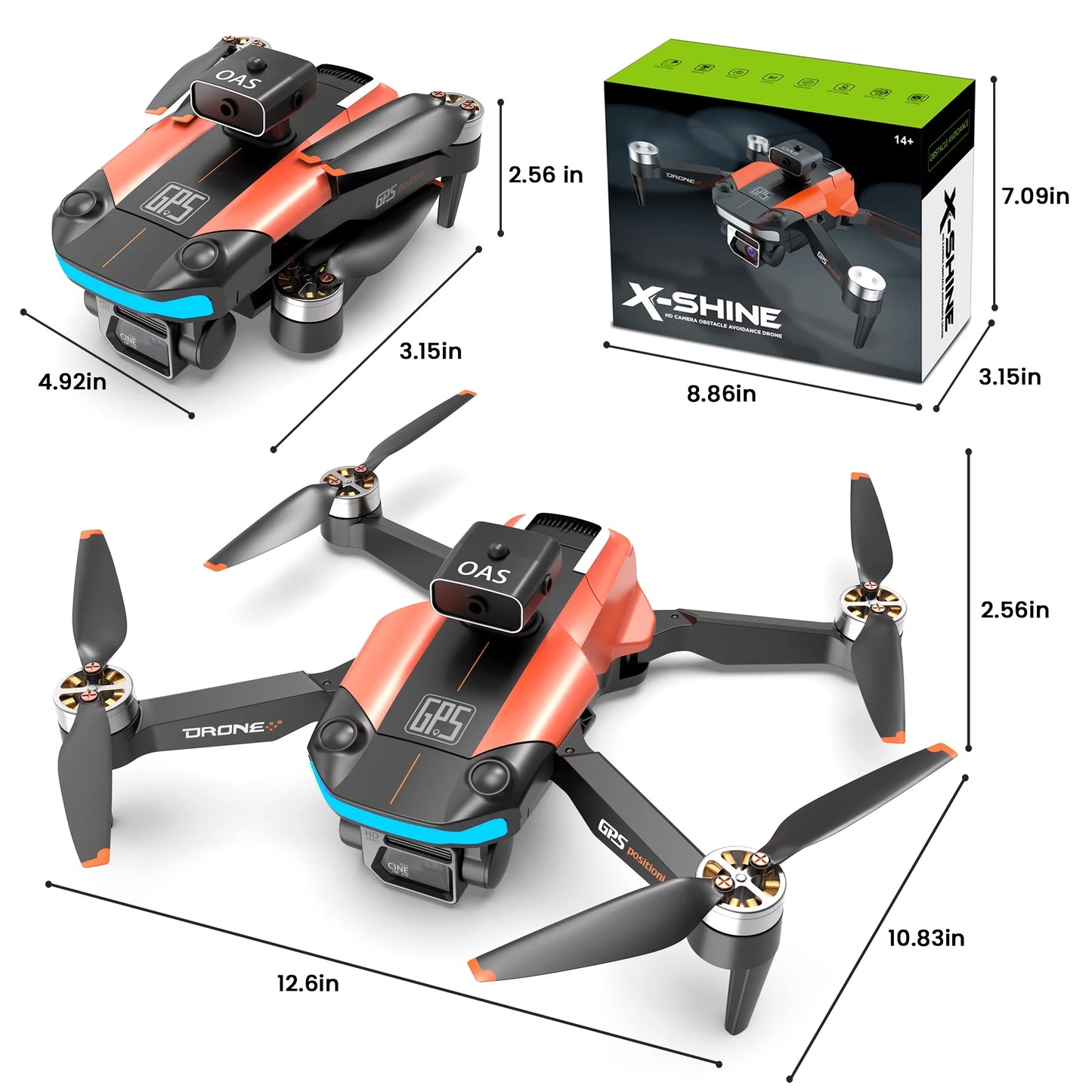 D99 GPS Drone — 8K UHD Camera, Foldable RC Quadcopter for Beginners and Adults