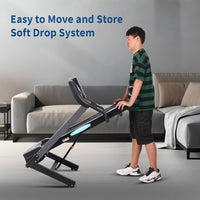 CLIMBRUN 2.5HP Folding Treadmill with Auto Incline