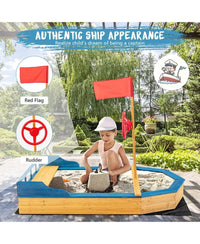 Pirate Ship Kids' Sandbox